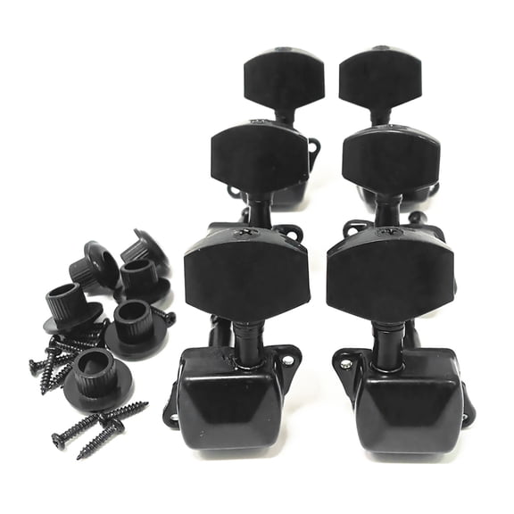 NATEFEMIN Alloy Guitar Tuners Machine Heads Tuning Pegs Keys Set 3L3R Guitar Tuning Pegs for Les Paul LP SG ES Guitar