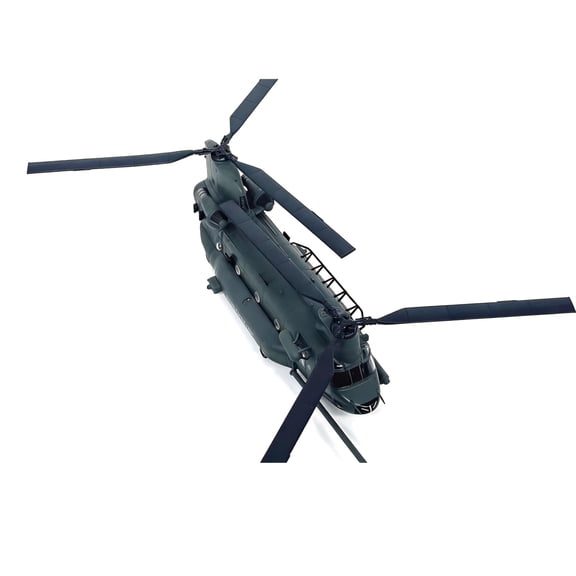 NATEFEMIN Alloy Plastic Mh-47G Helicopter Model 1:72 With Stand For Military Model Collectors Room Decor