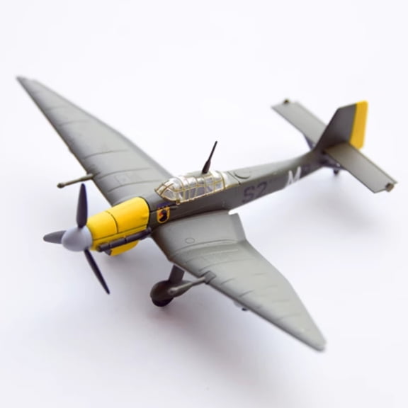 NATEFEMIN Authentic Aviation Collectible Junkers JU-87 Alloy Replica for Display Decoration