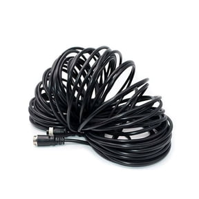 NATEFEMIN Aviation Cable 5M for CCTV 4 Pin Video Power Shielded Weatherproof Male Female Truck Trailer Bus Nickel Plated