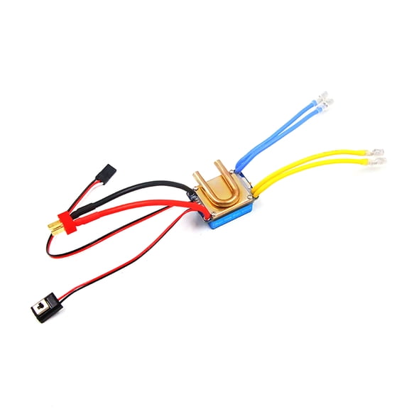 NATEFEMIN Brushed ESC Forward Reverse Brake Control 2-3S 2-4S LiPo For RC Model Car Tank Boat Power Drive System Parts