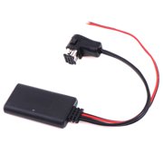 NATEFEMIN Car AUX Adapter Plastic Bluetooth 4.1 EDR For Pioneer DEH-P 5100UB JVC Alpine CD Models 12-Pin IP-BUS Auto Use