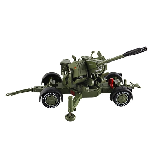 NATEFEMIN China PLA Type 90 35mm Double Barrel Antiaircraft Gun Model for Collectors, Metal and Plastic, 18.5x5.5x7.5cm