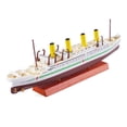 thumbnail image 1 of NATEFEMIN Collectible HMHS Britannic Alloy Ship Model Add 8.5" Long Replica to Maritime History Collection, 1 of 4