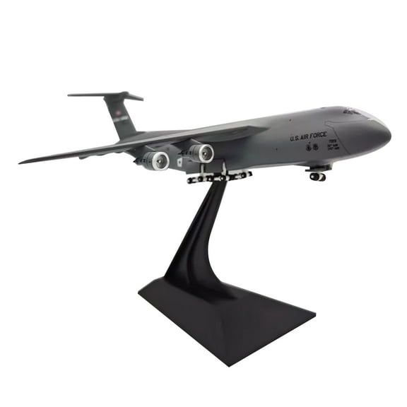 NATEFEMIN Collectible Lockheed C 5 Galaxy Model for USAF Fans 1 400 Scale Detailed Alloy Construction with Display Stand