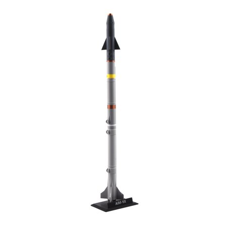 NATEFEMIN Collectible Missile Model AIM-9X Sidewinder 1:8 Scale 15in Air-To-Air Replica PLA Plastic with Display Stand