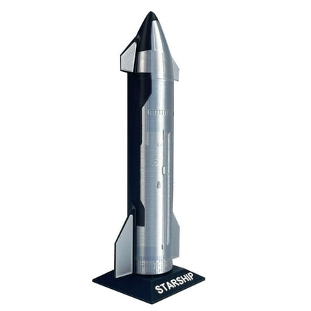 NATEFEMIN Collector's Item for SpaceX Starship S24 Model Rocket, Historical Replica of High-Thrust Launch Vehicle for Enthusiasts