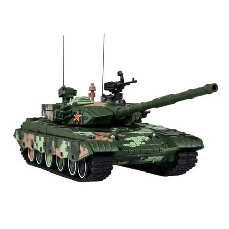 NATEFEMIN Composite Material ZTZ 99A Tank Model with Display Base, Ideal for Military Collectors and Decorators