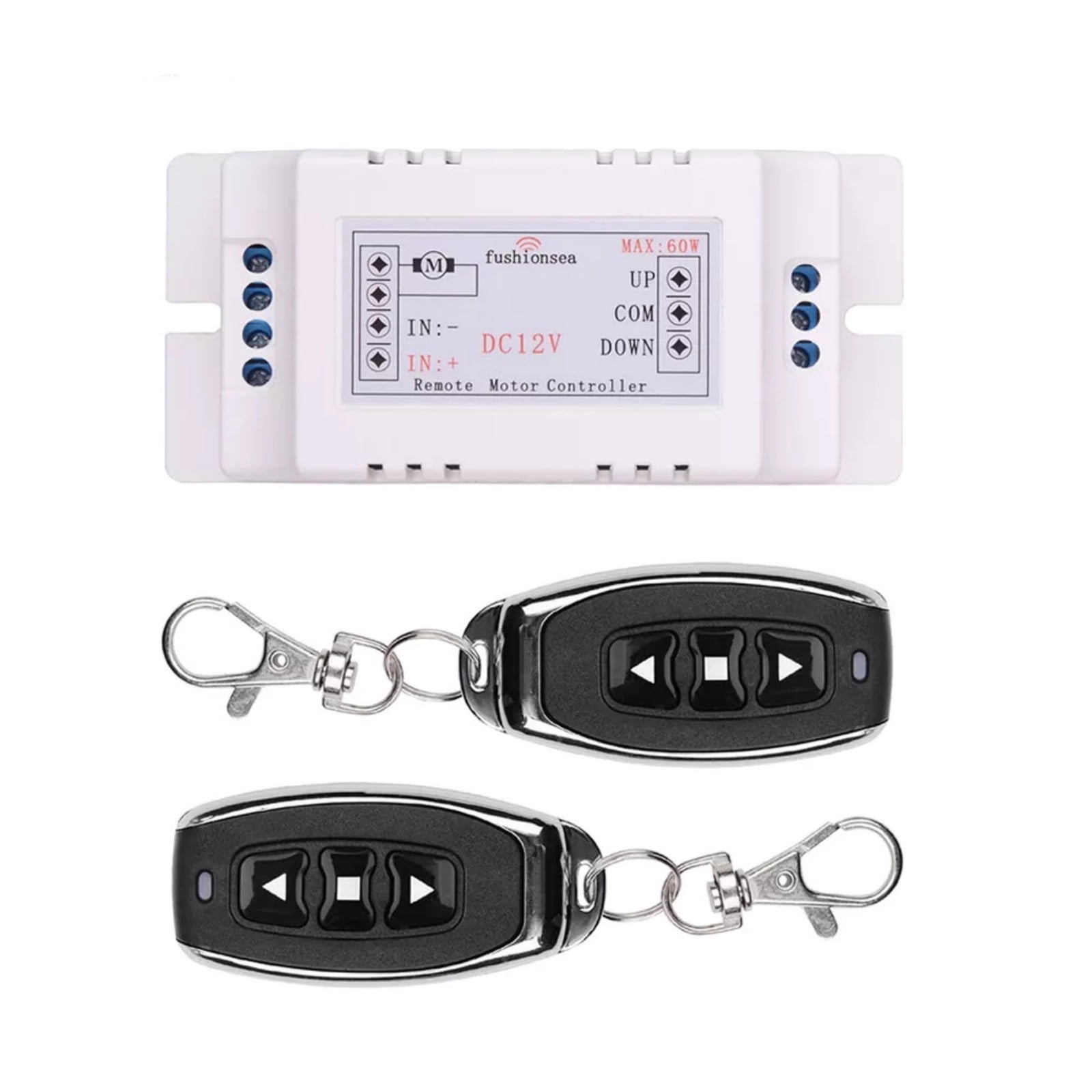 NATEFEMIN DC 12V Secure Remote Control Switch Universal Wireless 2 ...