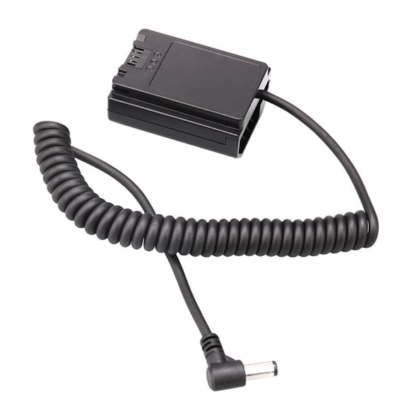 NATEFEMIN DC Spring Cable NP-FZ100 Dummy Battery, 35-100cm ABS+PC, For A9III/A7S3/A1 A7C2 Cost-Effective Power