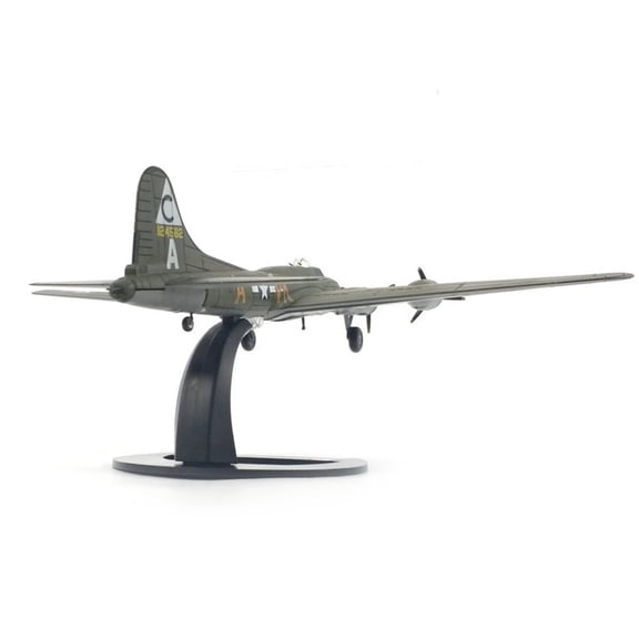 NATEFEMIN Die Cast Alloy B-17 Bomber Model 1:144 Scale WWII USAAF Replica With Stand for Aircraft Collection Showcase Display