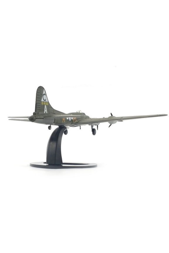 Die Cast Alloy B-17 Bomber Model 1:144 Scale WWII USAAF Replica With Stand for Aircraft Collection Showcase Display