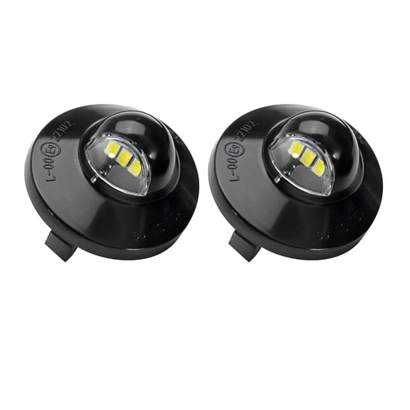 NATEFEMIN Direct Easy Install LED License Plate Lights for Ford F-Series Superduty Bronco Bronco II Ranger Explorer Excursion Lincoln White