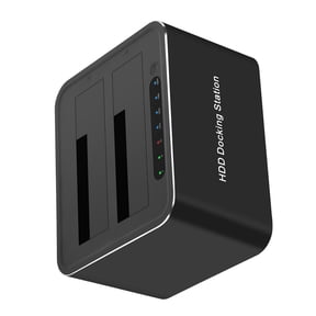 NATEFEMIN Docking Station for SATA HDDs - USB3.0 Interface, One-Click Backup, For Data Management & Transfer