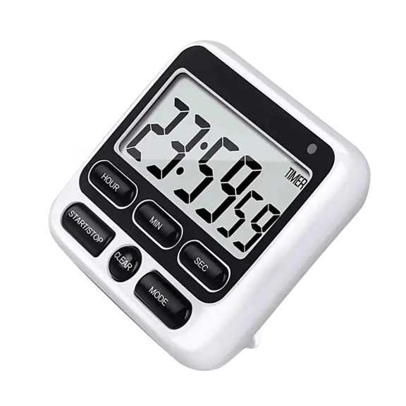 NATEFEMIN Easy Operation Digital Kitchen Timer Mode Button Control For Household Daily Task Time Reminder Accessory