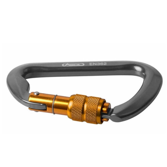 NATEFEMIN Easy-to-Use Carabiner for Camping Gear - D-Shape Design Ensures Secure Attachment to Belts