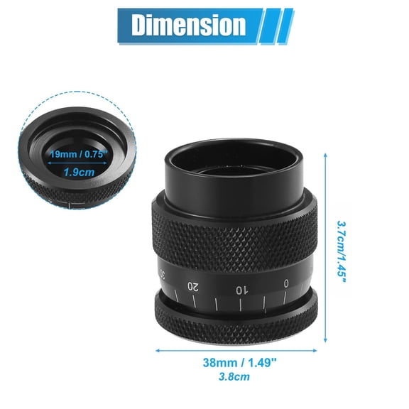 NATEFEMIN Engine Valve Spring Height Measurer, Black Aluminum Alloy 0.001" Accuracy Micrometer For Most V8 Models