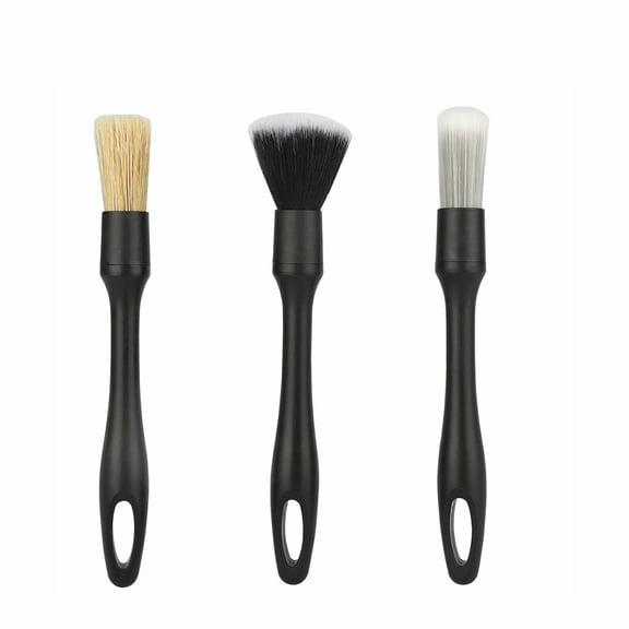 NATEFEMIN Ergonomic Car Detail Brush Kit for Efficient Cleaning Reach Inner Fender, Undercarriage & Bumpers