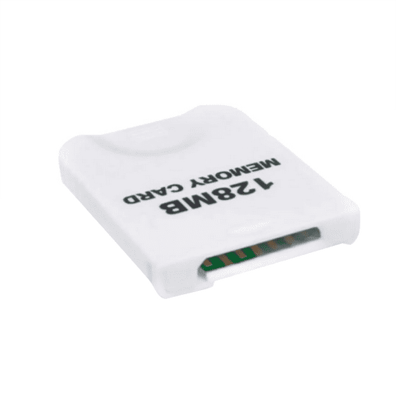 NATEFEMIN Expanded Storage Memory Card 128MB for GameCube WII Consoles Save High Scores Game Data