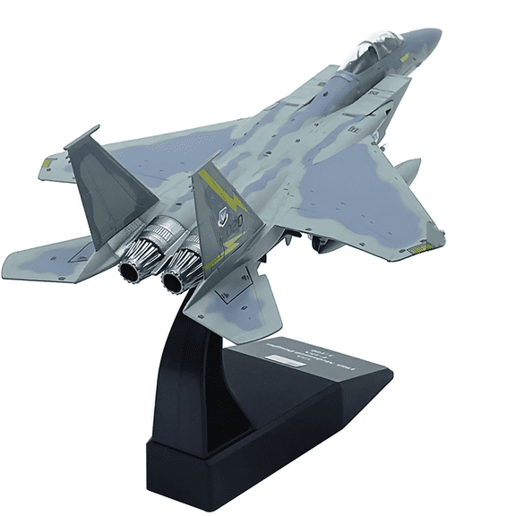 NATEFEMIN F-15A Eagle Supersonic Fighter Alloy Model 1/100 Scale with Stand Great Gift for Aviation Collectors