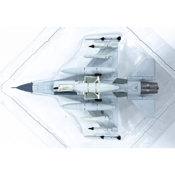 NATEFEMIN F-16D Falcon Fighter Model 21cm X 14cm With Display Stand For Family Friends Aircraft Collection Hobby