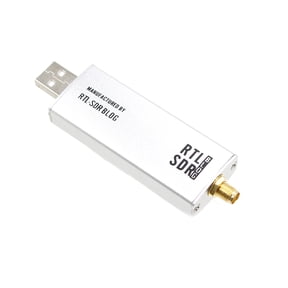 NATEFEMIN High-Performance RTL-SDR Receiver for Radio Enthusiasts Sampling to 500kHz, Software-Activatable Bias-Tee