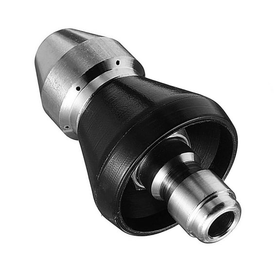 NATEFEMIN High Pressure Drain Cleaning Nozzle 3.8 Thread Sewer Jetter 5000 PSI Quick Insertion Water Pipe Cleaning Stainless Steel