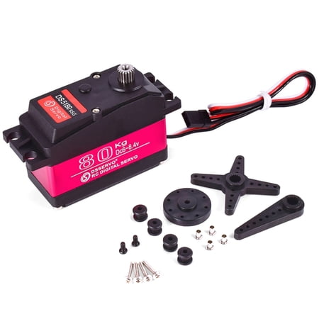 NATEFEMIN High-Quality 80KG Digital Servo for Extreme RC & Robotics, Waterproof, Durable, Fast Response, High Torque, Superior Control System