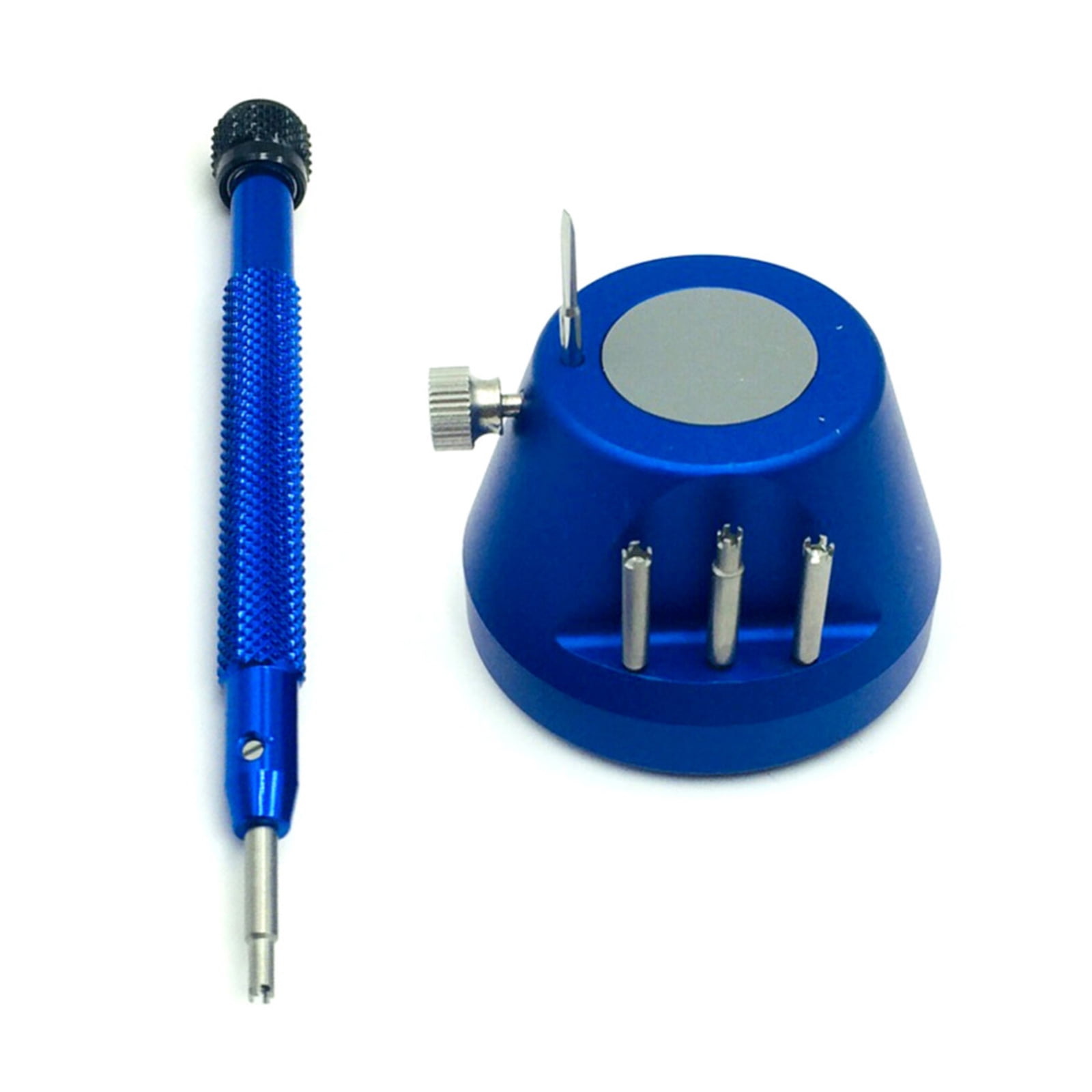 NATEFEMIN Jeweler Screwdriver Set for Watch Repair Alloy Steel Aluminum Handle 5 Tips 2.35 2.75 1.2mm Precision