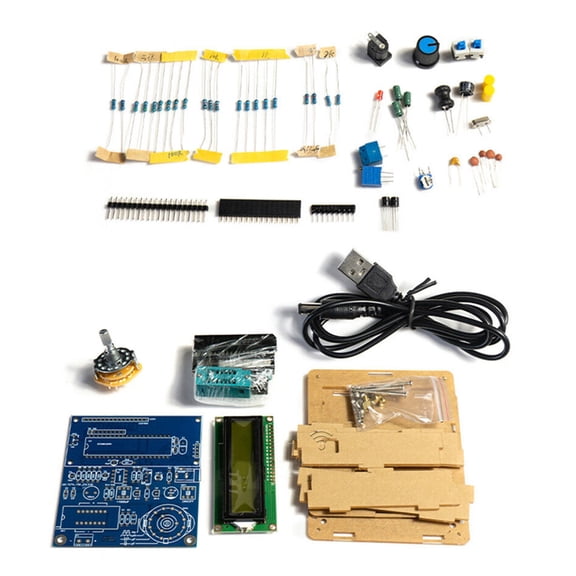 NATEFEMIN LCD Digital Frequency Counter Capacitance Meter Frequency Tester Kit