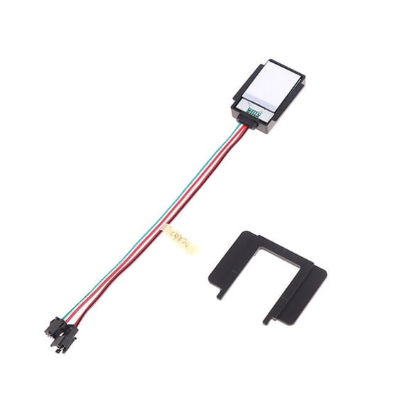 NATEFEMIN LED Touch Dimmer for Bathroom Mirror Lighting 12-24V 5A Red/Blue Backlight Adjustable Brightness