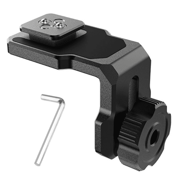 NATEFEMIN Lightweight Video Transmission Bracket for DJI RS2 RSC2 RS3 Pro Aluminum Alloy Hollow 1/4 Cold Shoe Scratch Resistant 35mm