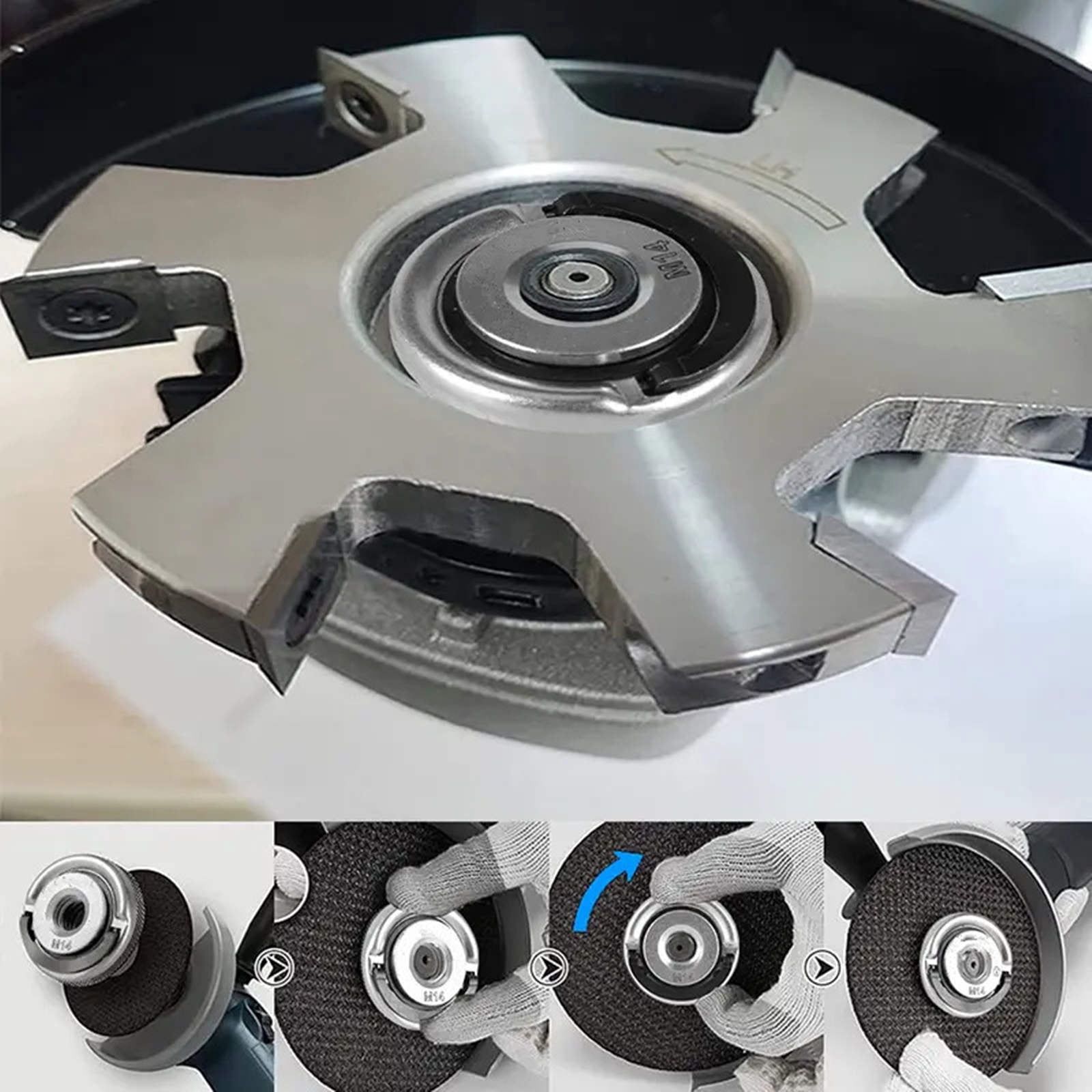 NATEFEMIN M14 Angle Grinder Pressure Plate Self Locking Design High ...
