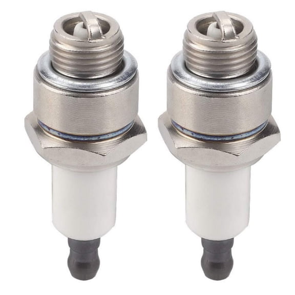 NATEFEMIN Metal Ceramic Spark Plug for B&S Engines 796112 802592 Compatible J19LM 2 Pack Tested Before Shipping