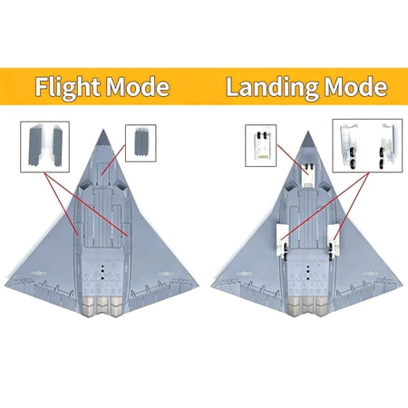 NATEFEMIN Military Aircraft Model J-36 Sixth Generation Fighter Die Cast Alloy Construction For Aviation Fans Collection Display