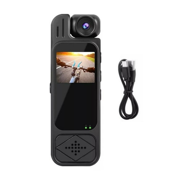 NATEFEMIN Mini 1080P Rotating Lens Camera for Dash Cam Law Enforcement IR Night Vision Loop Record Portable Camera