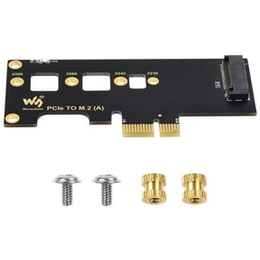 NATEFEMIN NVMe M.2 Adapter Card for Raspberry Pi Compute Module 4 PCIe X1/X4/X8/X16 LED Faster Read/Write NO CM4/SSD Included