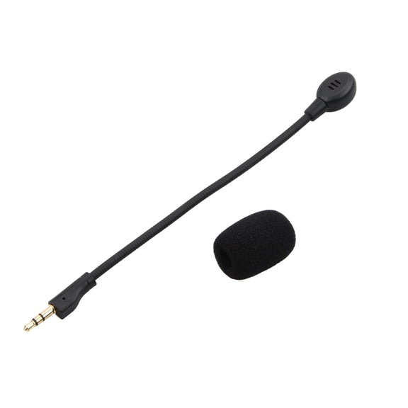 NATEFEMIN New Replacement Microphone For G PRO X Headset Black ABS Ideal For Streaming Gaming Online Chats