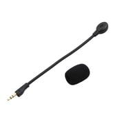 NATEFEMIN New Replacement Microphone For G PRO X Headset Black ABS Ideal For Streaming Gaming Online Chats
