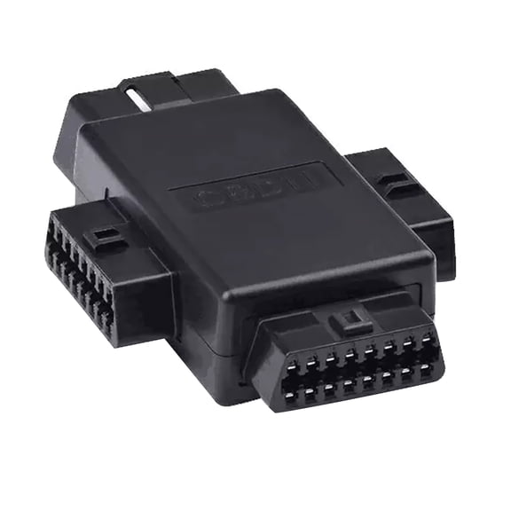 NATEFEMIN OBDII 16-Pin Splitter Adapter for Running Multiple Devices - Ideal for Professional Mechanics
