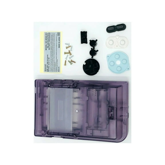 NATEFEMIN Pocket Shell Kit for DIY Enthusiasts Enjoy Repairing & Upgrading Device for GameBoy