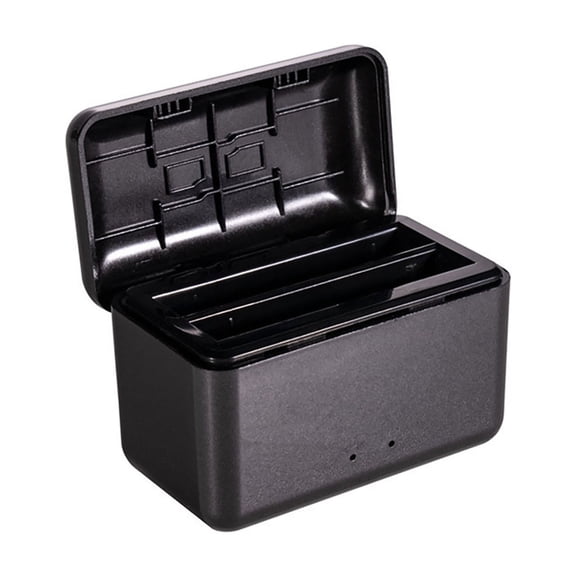 NATEFEMIN Portable Camera Battery Charger Box with Cable for Insta360 X4 Camera