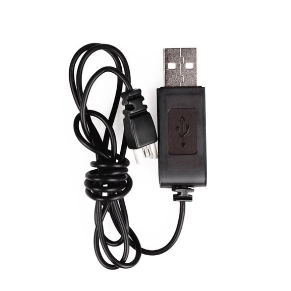 NATEFEMIN Quick-Charge USB Cable for Syma & Hubsan Quadcopters Compatible with 3.7v Batteries, Ideal for Travel