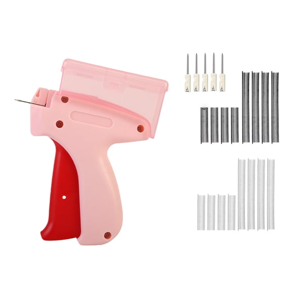 NATEFEMIN Quick Stitch Fabric Fixing Sewing Gun for Clothes Portable Gentle on Material with White and Black Glue Needles