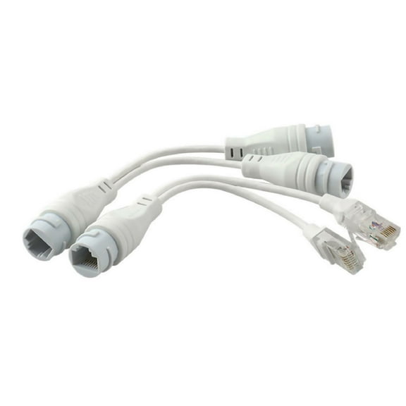 NATEFEMIN RJ45 1 to 2 Network Splitter Outdoor Waterproof PoE Adapter One Wire Dual LAN for Cat5 Cat6 Ethernet Solutions