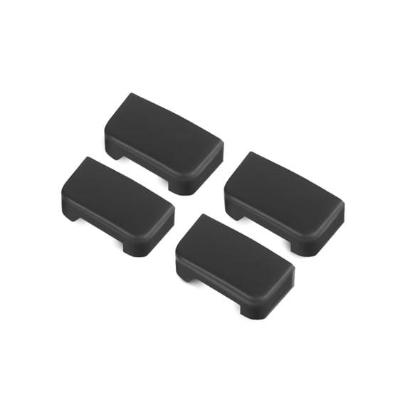 NATEFEMIN Rear Seat Rail Covers 4pcs Anti-Kick Protective Rubber Plugs Durable ABS Safe Easy Install 2017-2023 for Model 3/Y