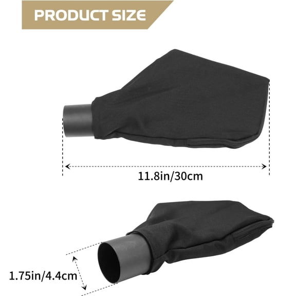 NATEFEMIN Replacement Miter Saw Dust Bag For DW713-BR DW715-AR DWS779 OEM N126162 PP Polyester 100% Tested