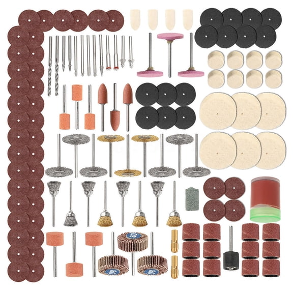 NATEFEMIN Rotary Tool Accessories Kit, 350pcs Multifunction Grinding Sanding Polishing Rotary Tool DIY Accessory