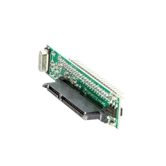 NATEFEMIN SATA to IDE Adapter, SATA Female to 44Pin 2.5 IDE Male HDD Adapter for Laptop