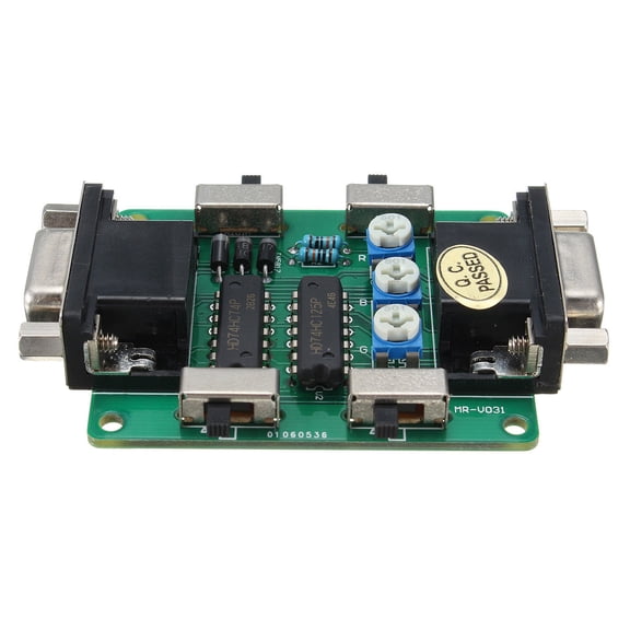 NATEFEMIN Scan Line Effector for VGA-Connected Games - Double/Single Scan Line Switch, Odd/Even Scan Option
